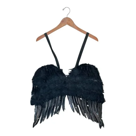 Costumes USA Wings Unisex O/S Black Cosplay Black Swan - Picture 3 of 9